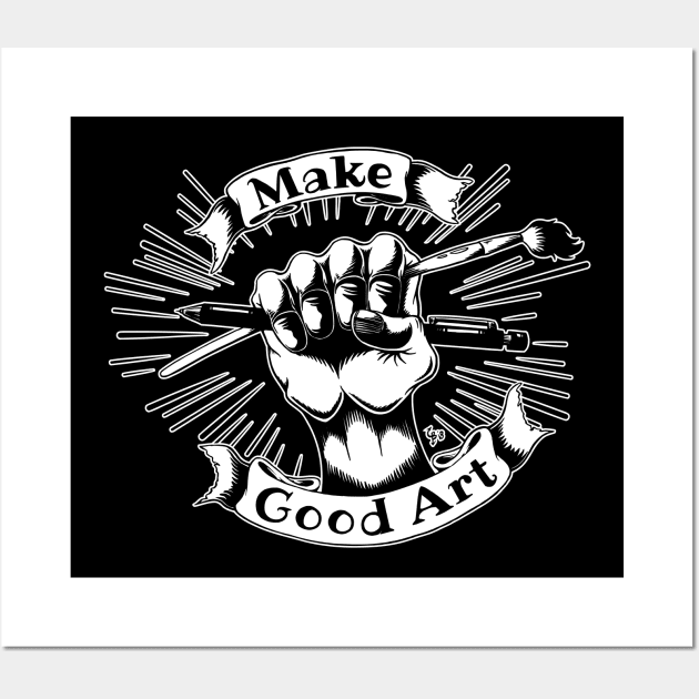 Make good Art Wall Art by cb-illustratie